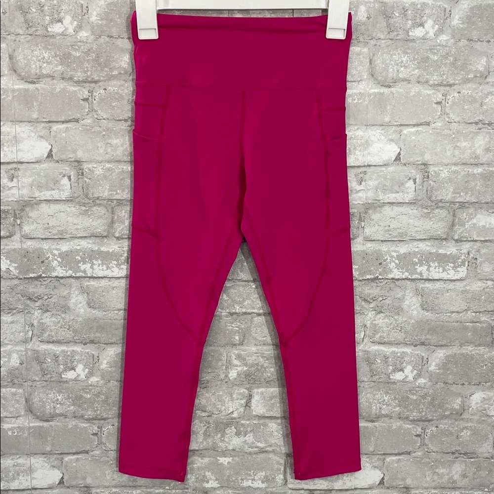 ZYIA Active Party Pink Pocket Light n Tight Hi-Rise Leggings
